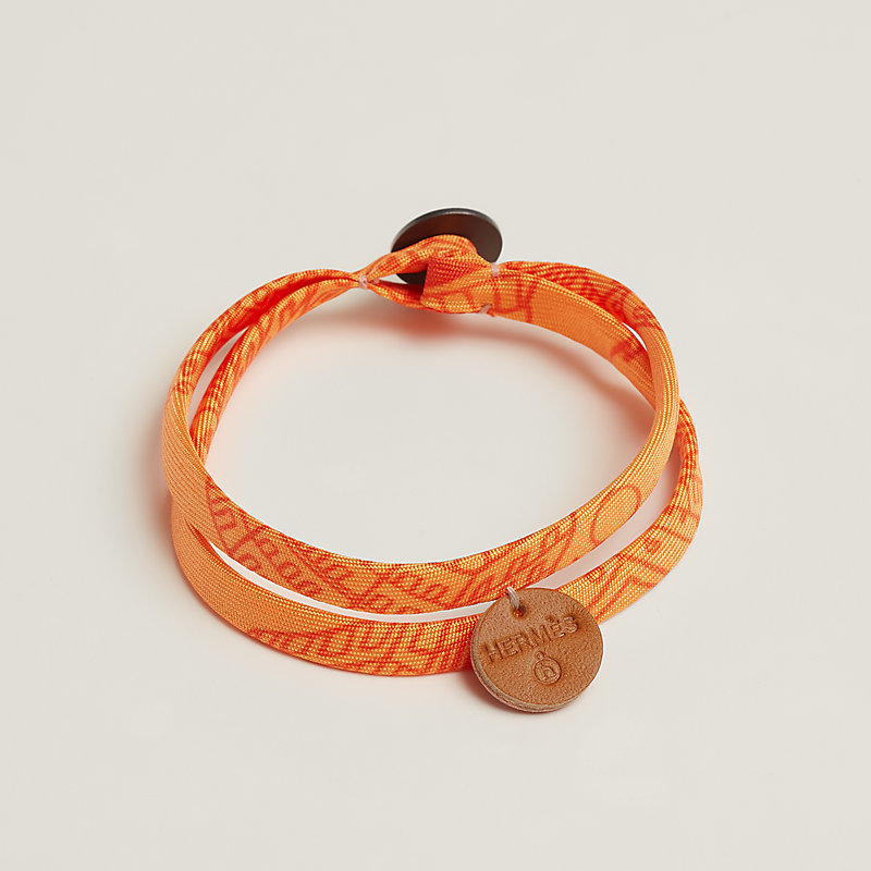 高級感＊エレガント【HERMES】Jonc Rayures bracelet Mens 12mm Iced Hermes Link Bracelet Real Solid 14k Gold Over